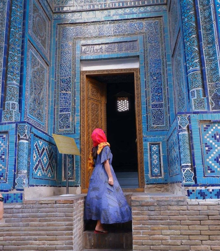 Shah-i-Zinda - Samarcanda - Uzbequistão © Viaje Comigo