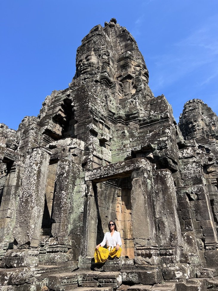 Susana Ribeiro em Angkor Wat - Siem Reap - Camboja © Viaje Comigo