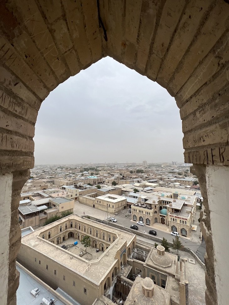 Vista do Minarete Kalyan - Bucara - Uzbequistao © Viaje Comigo