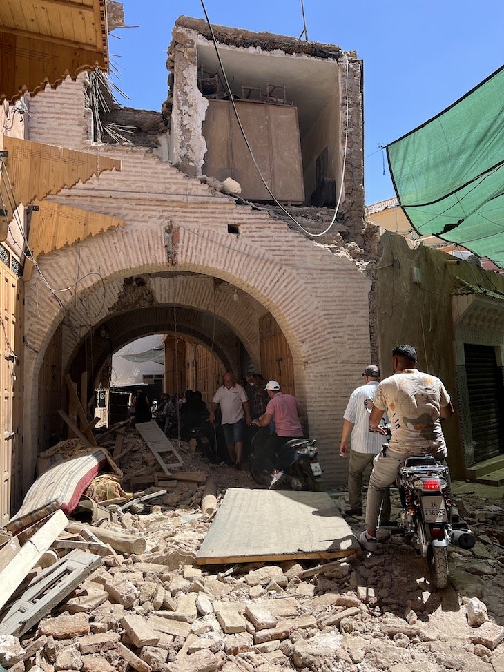 Casa de Marraquexe depois do sismo - Marrocos © Viaje Comigo