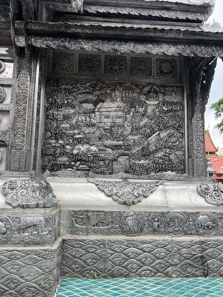 Templo de Prata - Wat Srisuphan - Chiang Mai - Tailândia © Viaje Comigo