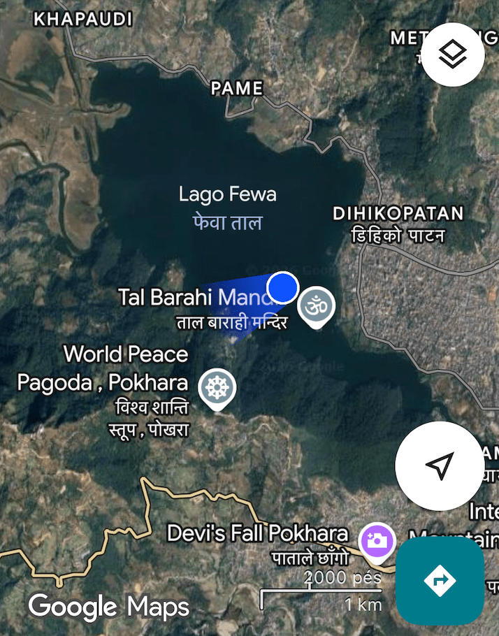 Lago Phewa - Pokhara - Nepal © Viaje Comigo