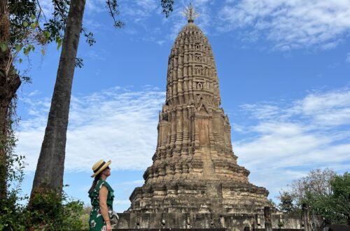Susana Ribeiro e Wat Phra Sri Rattana Mahathat Chaliang - Si Satchanalai - Tailandia © Viaje Comigo