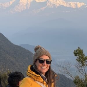 Susana Ribeiro em Sarangkot - Pokhara - Nepal © Viaje Comigo-cópia