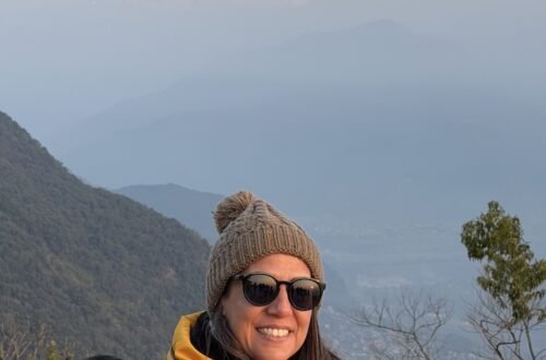 Susana Ribeiro em Sarangkot - Pokhara - Nepal © Viaje Comigo-cópia