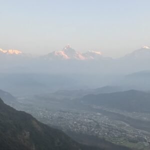 Nascer do dia - Torre de Sarangkot - Pokhara - Nepal © Viaje Comigo