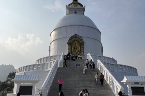 Pagode da Paz Mundial - Pokhara - Nepal © Viaje Comigo