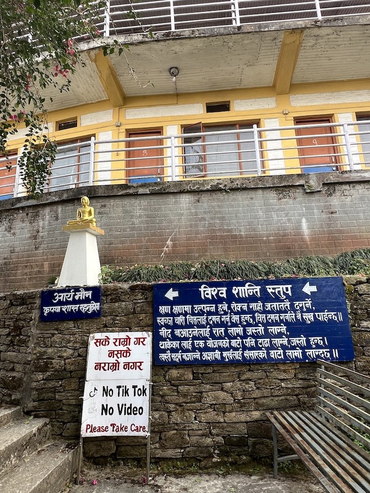 Pagode da Paz Mundial - Pokhara - Nepal © Viaje Comigo