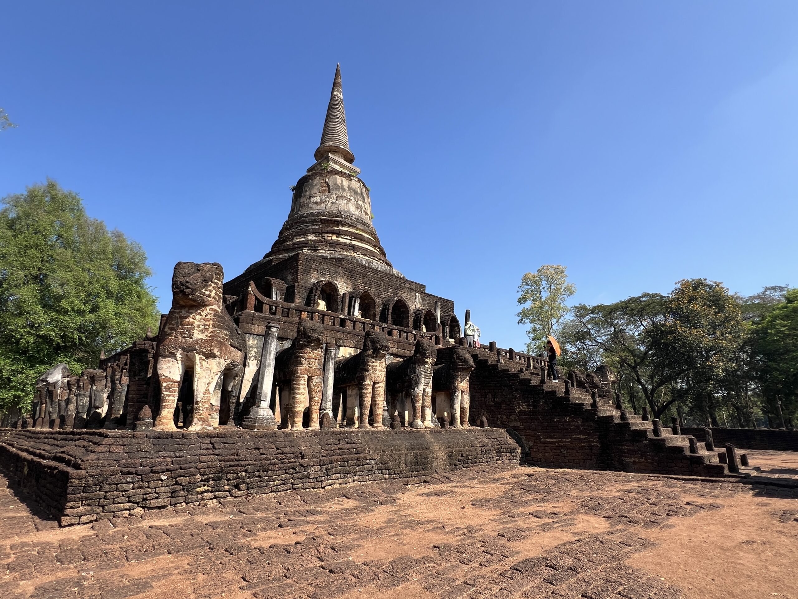Wat Chang Lom - Sukhothai - Tailandia © Viaje Comigo
