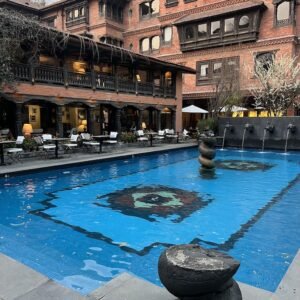 Piscina do Dwarika's Hotel - Catmandu - Nepal © Viaje Comigo