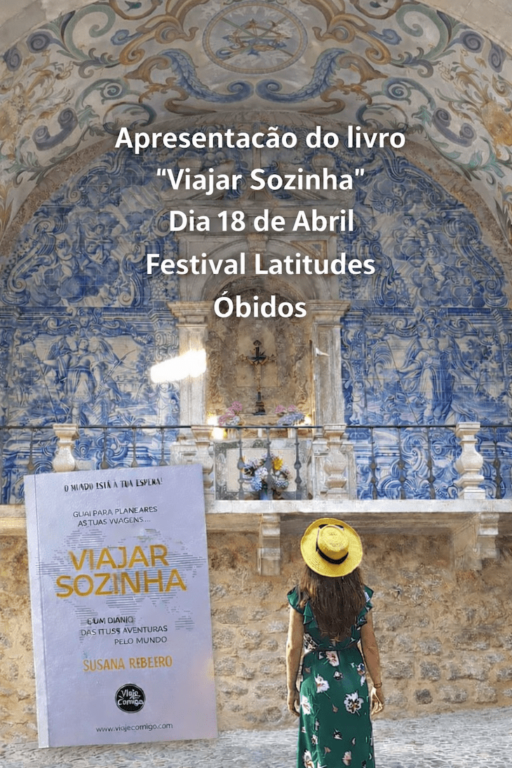 Livro “Viajar Sozinha” vai estar dia 18 de Abril no Festival Latitudes, em Óbidos