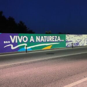 Arte urbana - Vivo a Natureza - Vila Franca de Xira