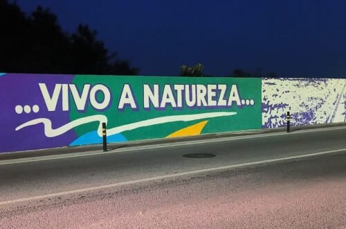 Arte urbana - Vivo a Natureza - Vila Franca de Xira