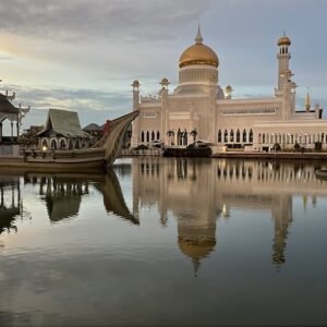 Mesquita Omar Ali Saifuddien - Bandar Seri Begawan - Brunei © Viaje Comigo
