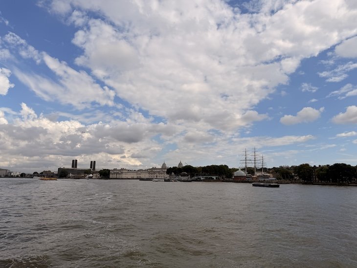 Chegada a Greenwich - Londres © Viaje Comigo