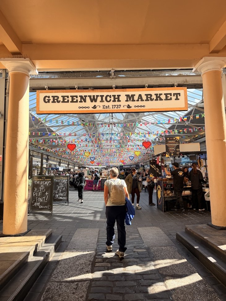 Greenwich Market - Passeio de barco com The Original London Tour - Londres © Viaje Comigo