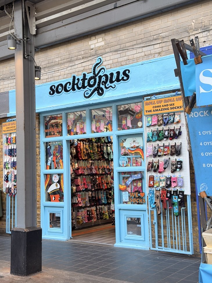 Socktopus - Mercado de Greenwich - Londres © Viaje Comigo