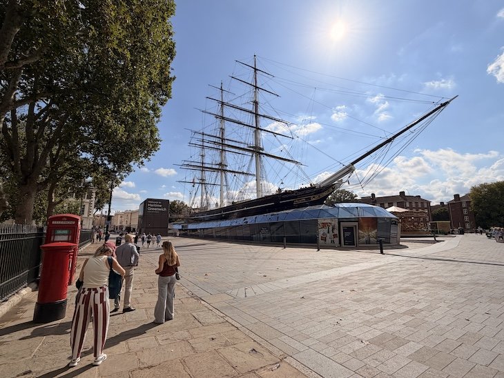 The Cutty Sark - Passeio de barco com The Original London Tour - Greenwich - Londres © Viaje Comigo