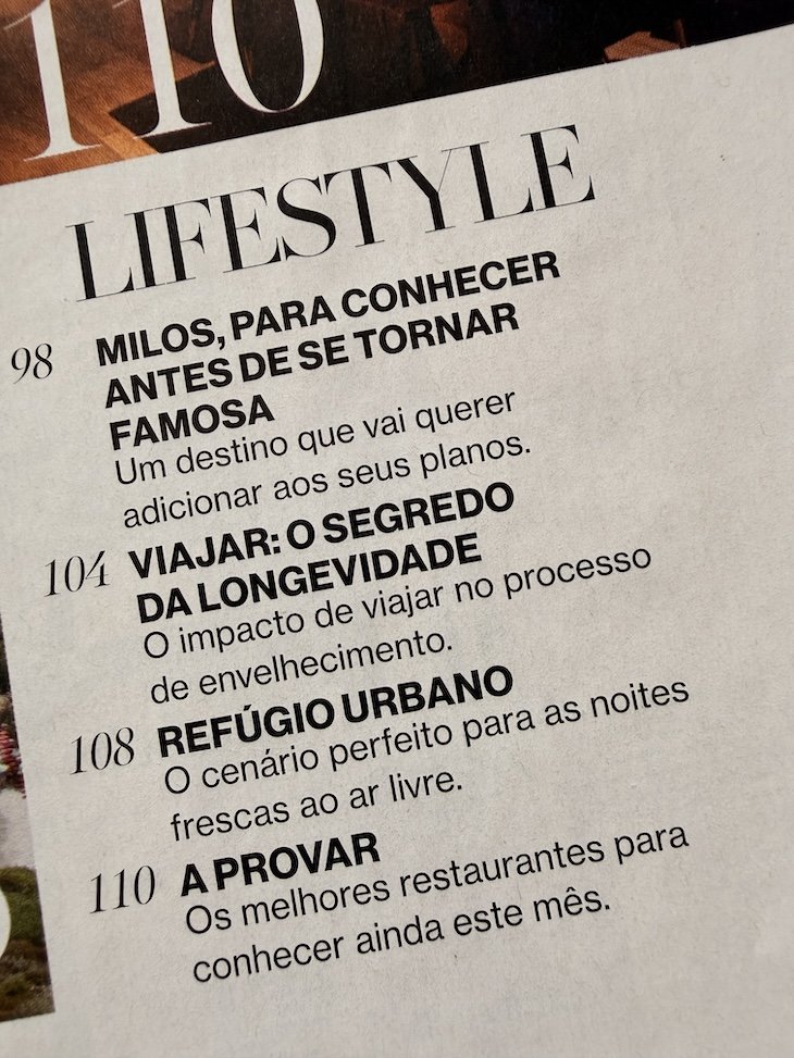 Viajar e Longevidade - entrevista de Susana Ribeiro - Revista Saber Viver Agosto 2026