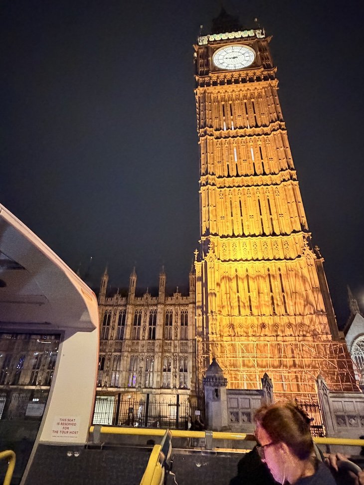 The Original London by Night Tour - Bus Hop On Hop Off - Londres © Viaje Comigo