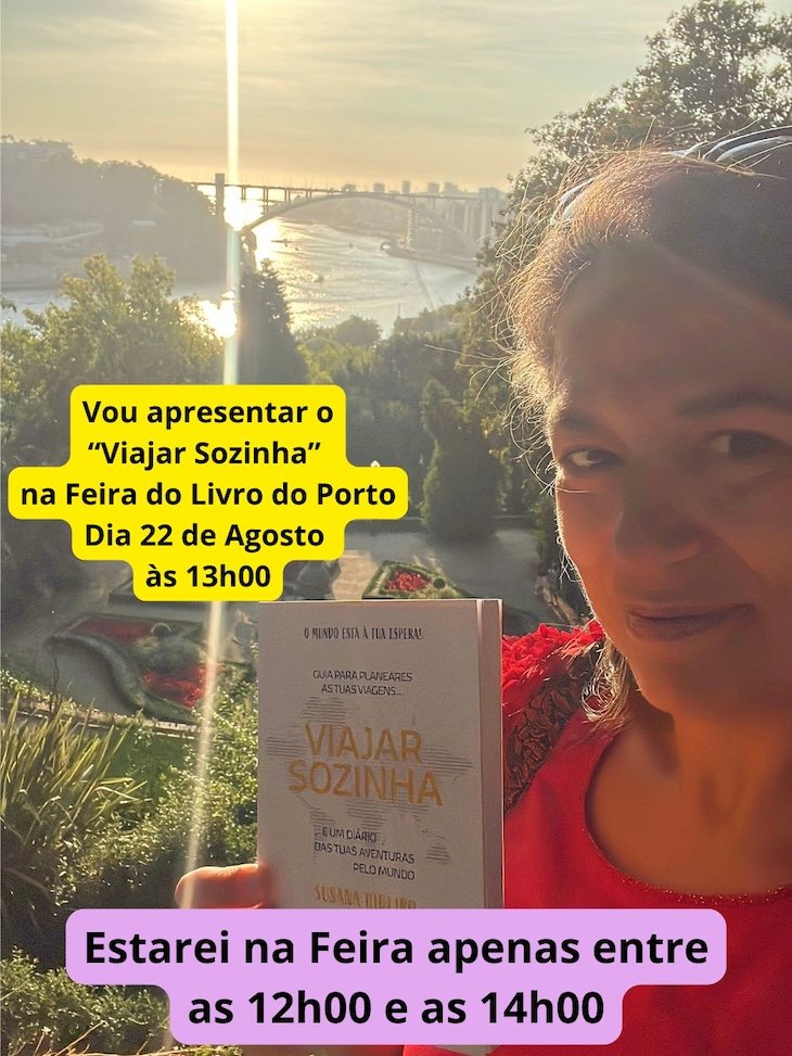 “Viajar Sozinha” na Feira do Livro do Porto: apresentação dia 22 de Agosto com Susana Ribeiro e convidadas