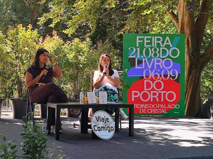 Susana Ribeiro - Apresentação do Viajar Sozinha - na Feira do Livro do Porto 2026 © Viaje Comigo